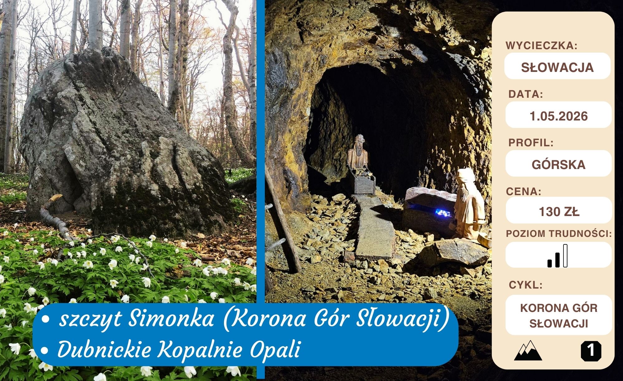Słowacja i Kopalnia Opali 