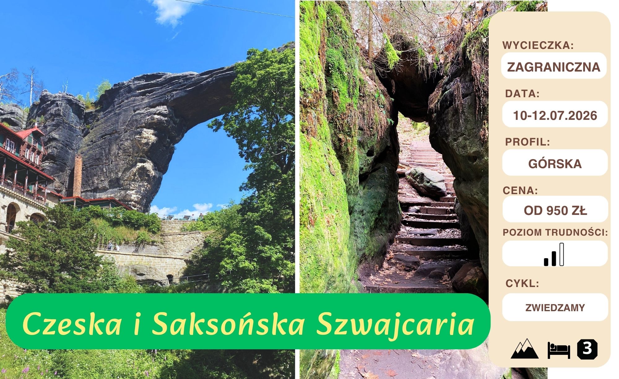 Czeska i Saksońska Szwajcaria