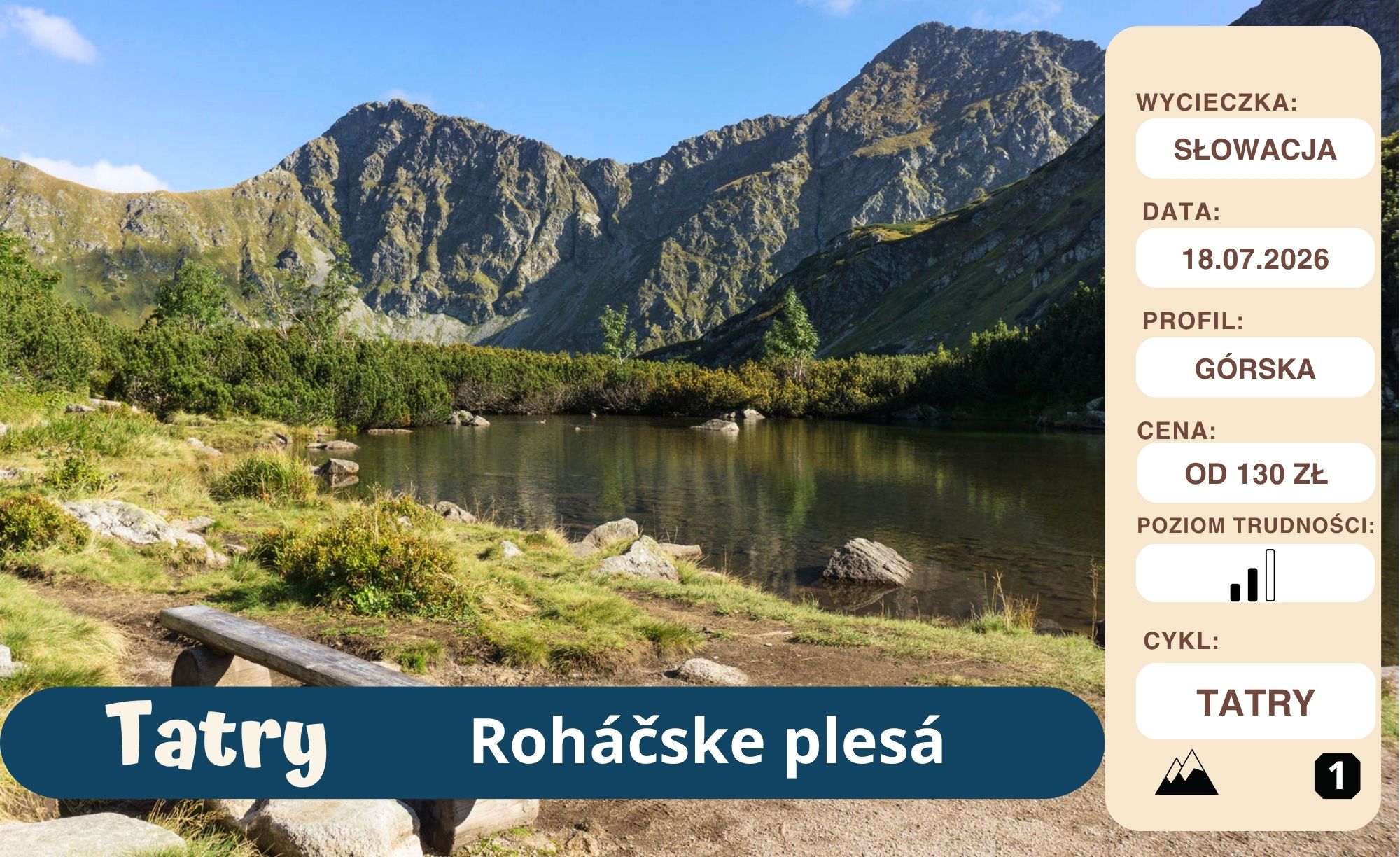 Roháčske plesá – najpiękniejsze jeziora Tatr Zachodnich