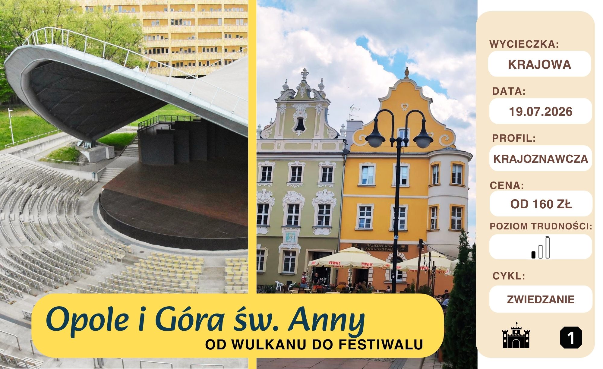 Opole - od wulkanu do festiwalu