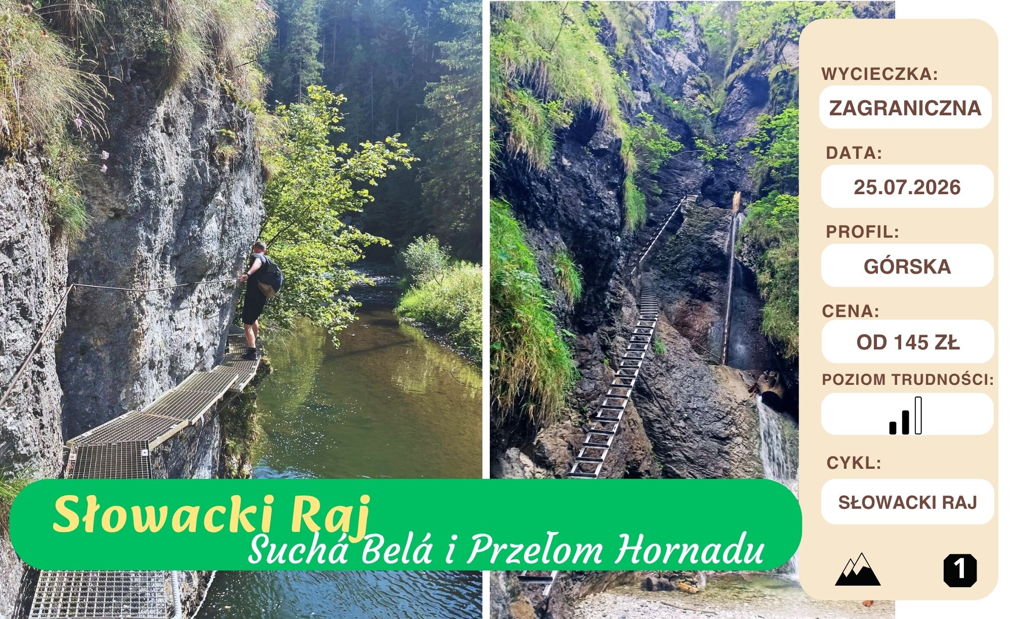 Słowacki Raj – Sucha Bela i Przełom Hornadu