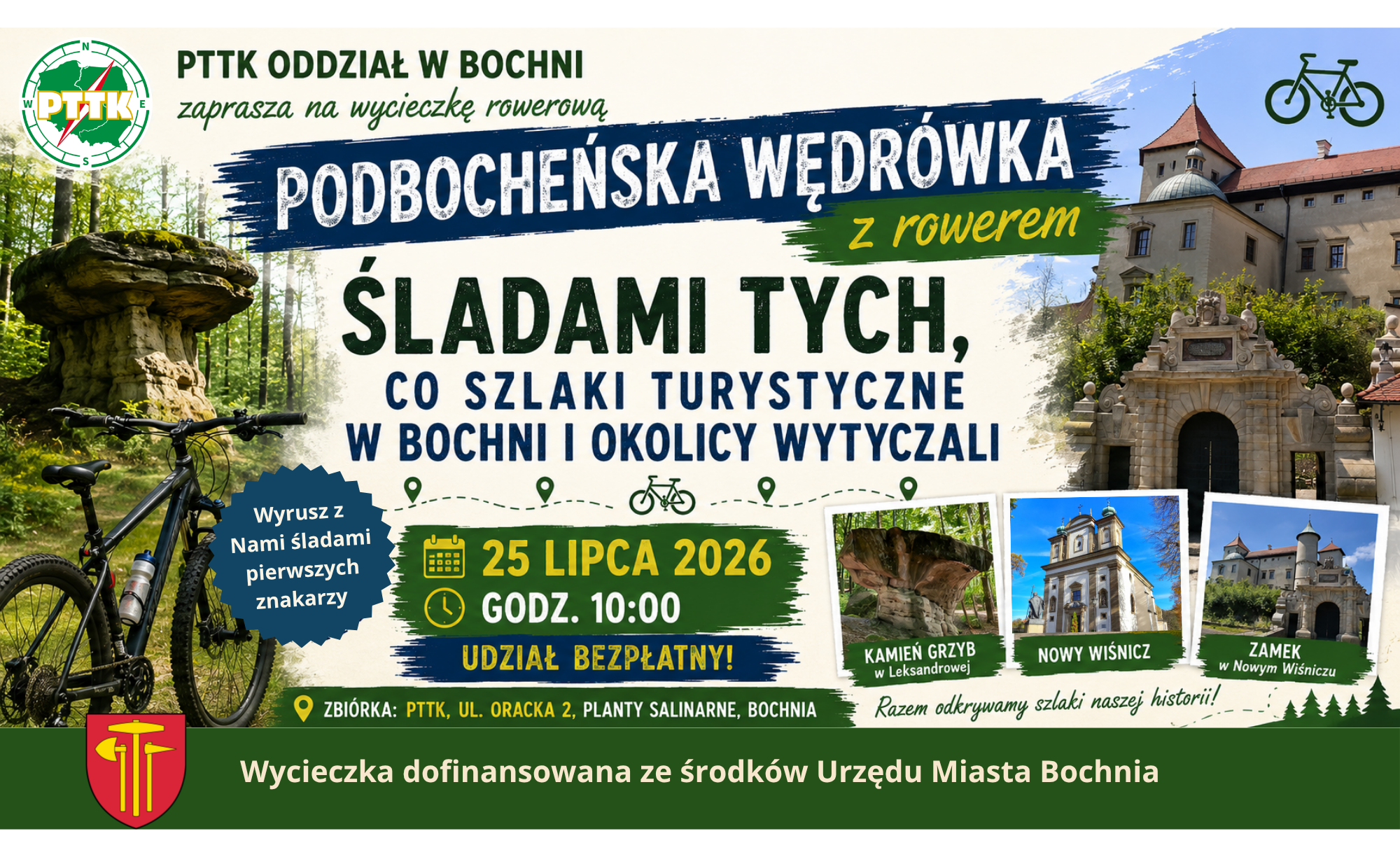 Podbocheńska wędrówka z rowerem