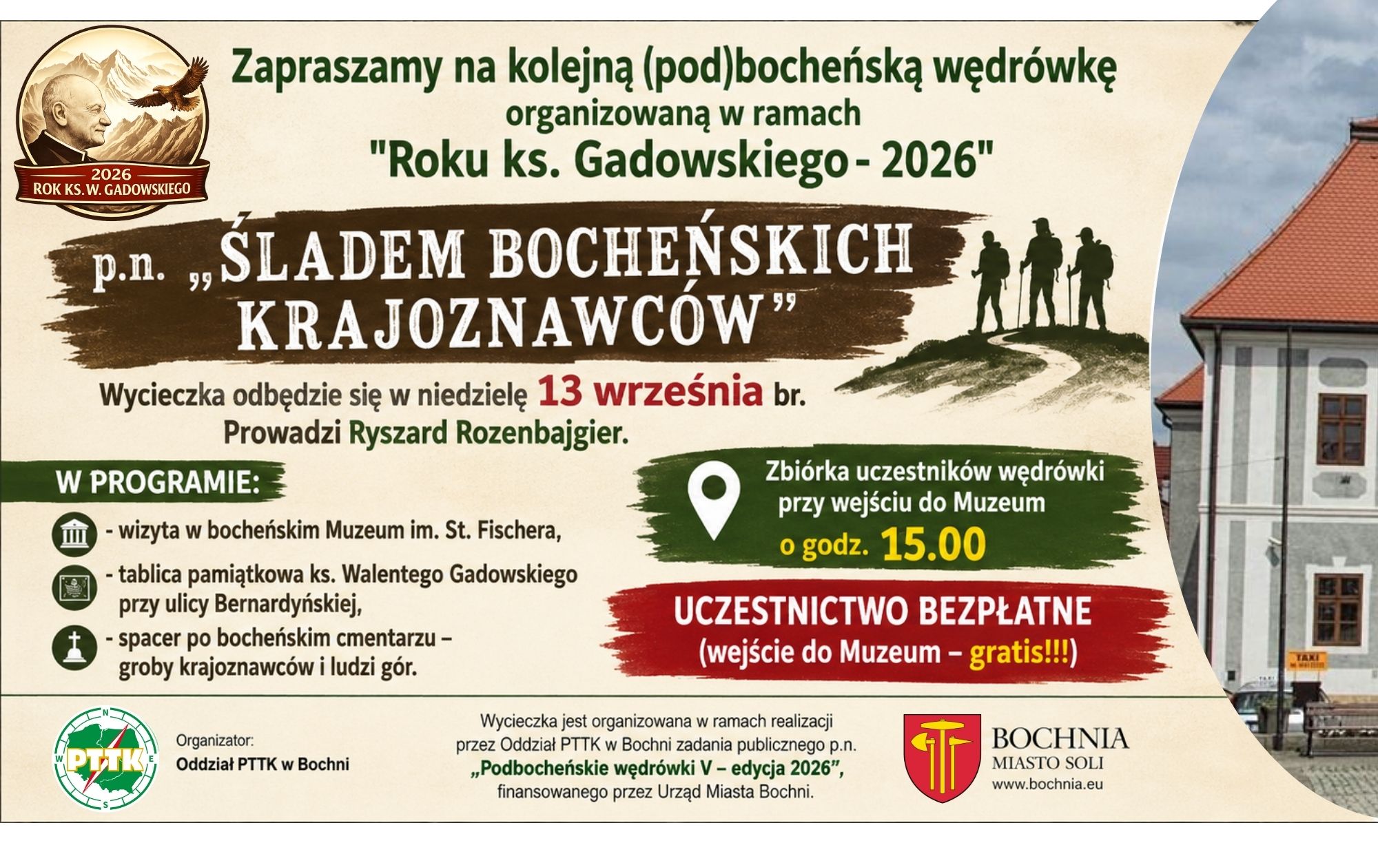 Podbocheńska wędrówka - śladem bocheńskich krajoznawców