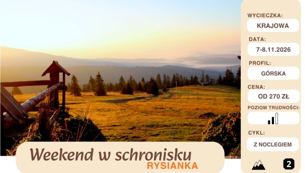 Weekend w schronisku - Rysianka